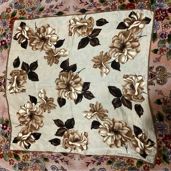 Scarf, Adrienne Vittadini Silk Scarf - Picture 3 of 5